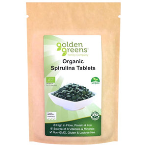 Golden Greens Organic - Organic Spirulina Tablets, 250 Tablets