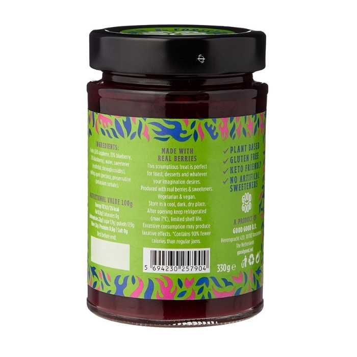 Good Good - Keto-Friendly Jam - Forest Fruits - back