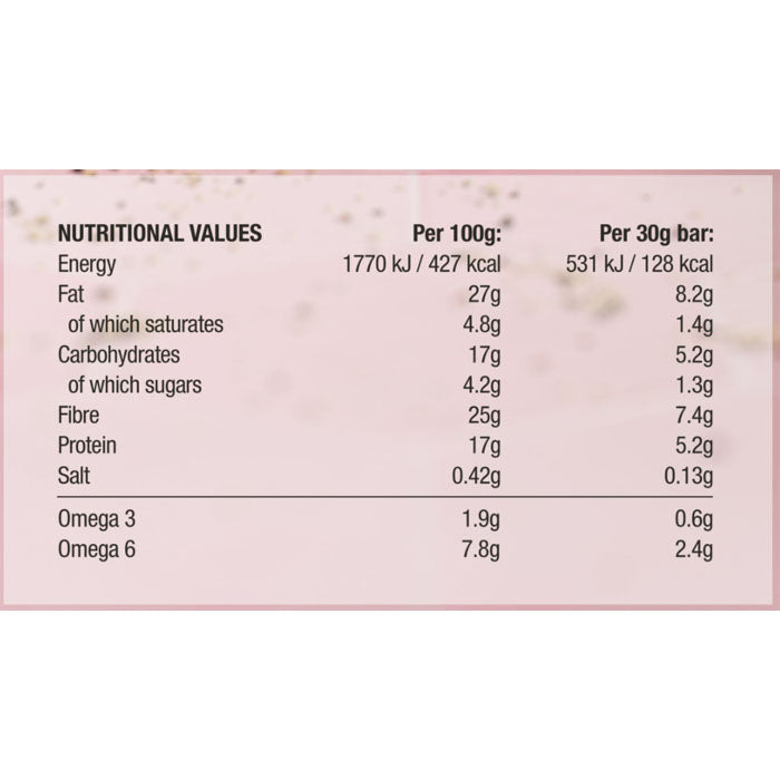 Good Hemp - Peanut & Hemp Heart Snack Bar - 12 Bars, 30g  - back