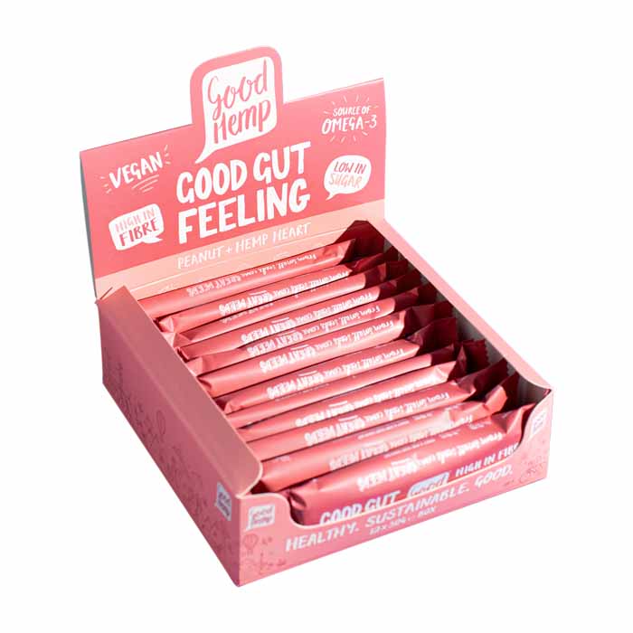 Good Hemp - Peanut & Hemp Heart Snack Bar - 12 Bars, 30g
