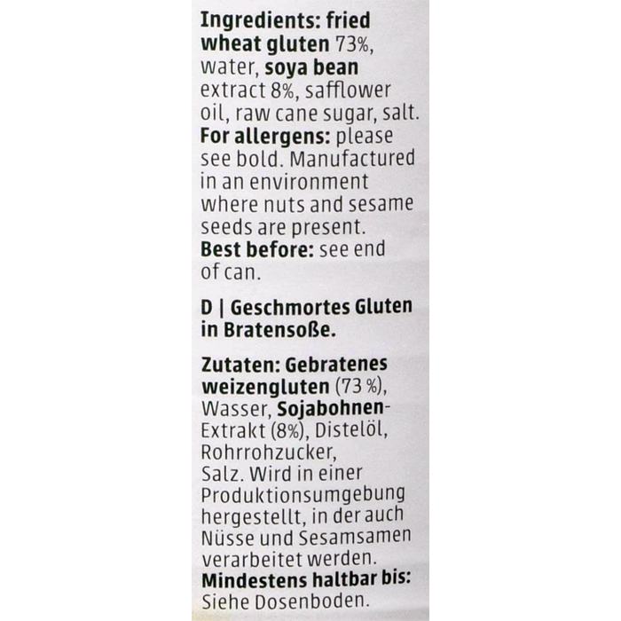 Granovita - Mock Duck, 285g - back