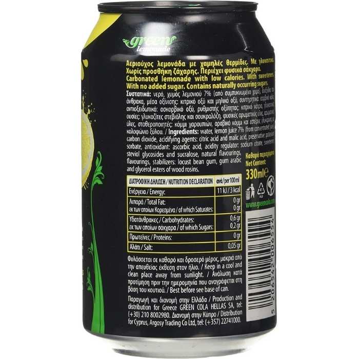 Green - Sugar-Free Green Lemonade back