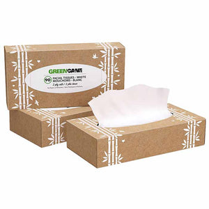 Greencane - 2 Ply Facial Tissues, 90 Sheets