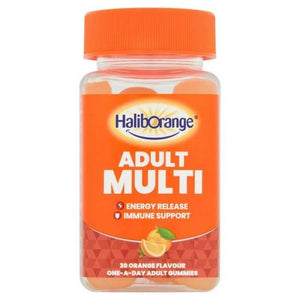 HalibOrange - Adult Multi Vitamin Orange Gummies, 30 Gummies