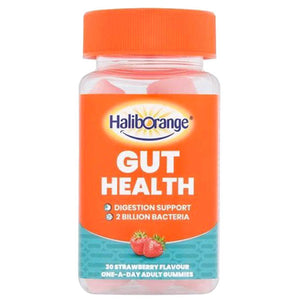 Haliborange - Adult Gut Health Strawberry-Flavoured Gummies, 30 Gummies
