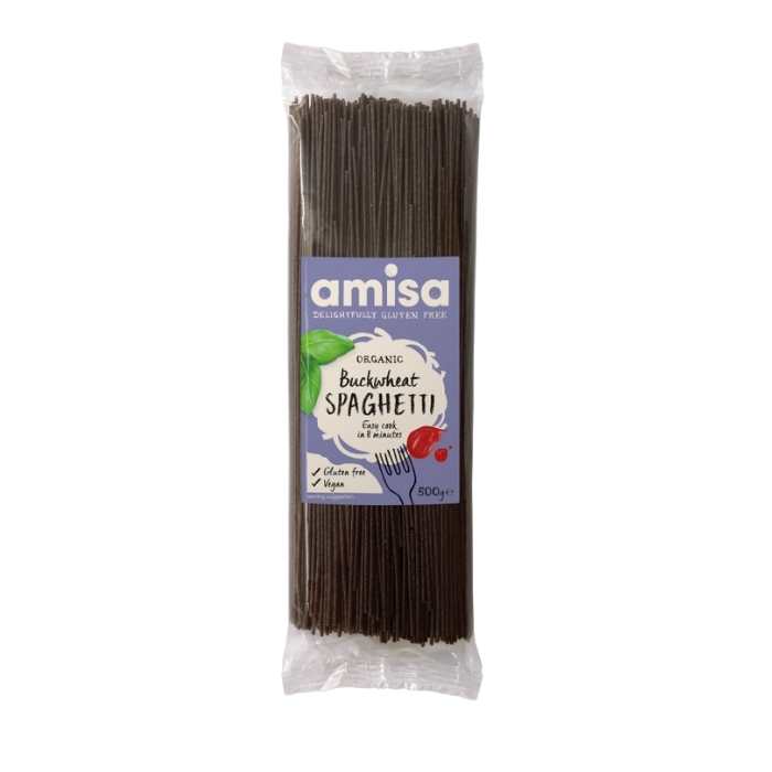 Amisa - Organic Buckwheat Spaghetti, 500g - front