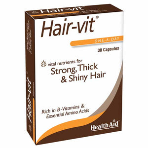 HealthAid - Hair-Vit Capsules | Multiple Sizes
