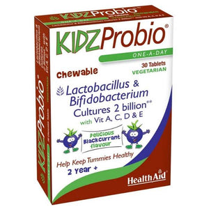 HealthAid - Kidz Probio (2Billion), 30 Chewable Tablets