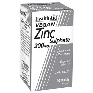 HealthAid - Zinc Sulphate 200mg, 90 Tablets