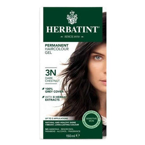 Herbatint - 3N Dark Chestnut Permanent Herbal Hair Colour, 150ml