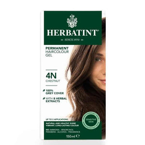 Herbatint - 4N Chestnut Permanent Herbal Hair Colour, 150ml