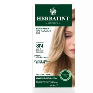 Herbatint - 8N Light Blonde Permanent Herbal Hair Colour, 150ml