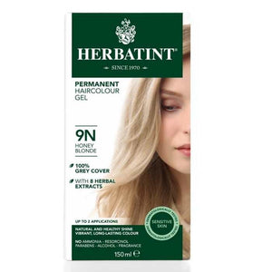 Herbatint - 9N Honey Blonde Permanent Herbal Hair Colour, 150ml