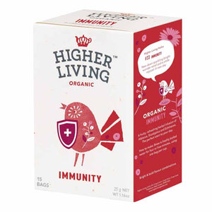 Higher Living - Organic Immunity Tea, 15 Bags | Pack of 4