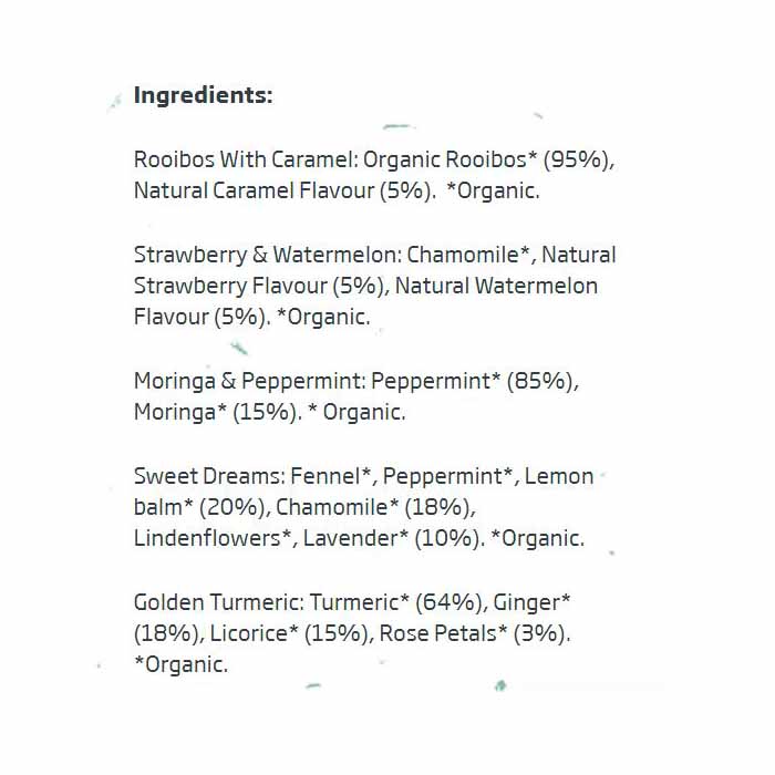 Higher Living Organic - Organic Caffeine-Free Collection, 20 Bags - back