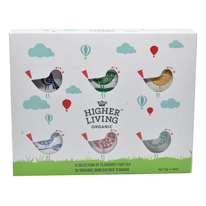 Higher Living Organic - Organic Selection Box, 36 Bags | Pack of 4