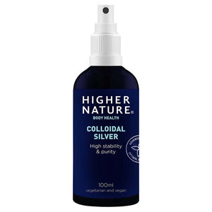 Higher Nature - Collodial Silver Refillable Spray Bottle, 15ml
