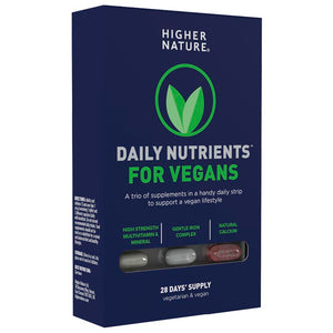 Higher Nature - Daily Nutrients For Vegans, 28 Days Supply