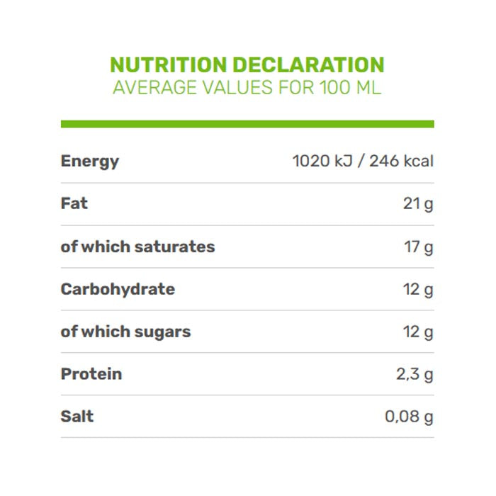 Hopla - Vegan Aerosol Topping, 250g - back