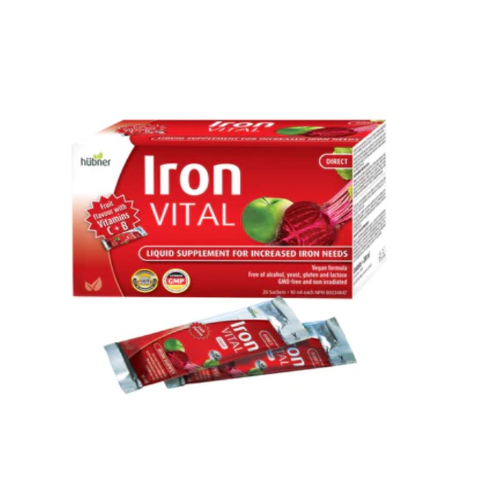 Hubner - Iron Vital F Liquid, 20x10ml Sachets