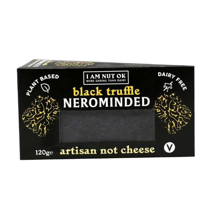 I Am Nut Ok - NeroMinded Black Truffle Cheese, 120g - front