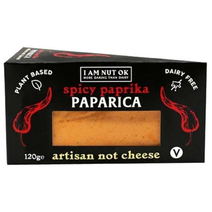 I Am Nut Ok - PapaRica Spicy Paprika Cheese, 120g - front