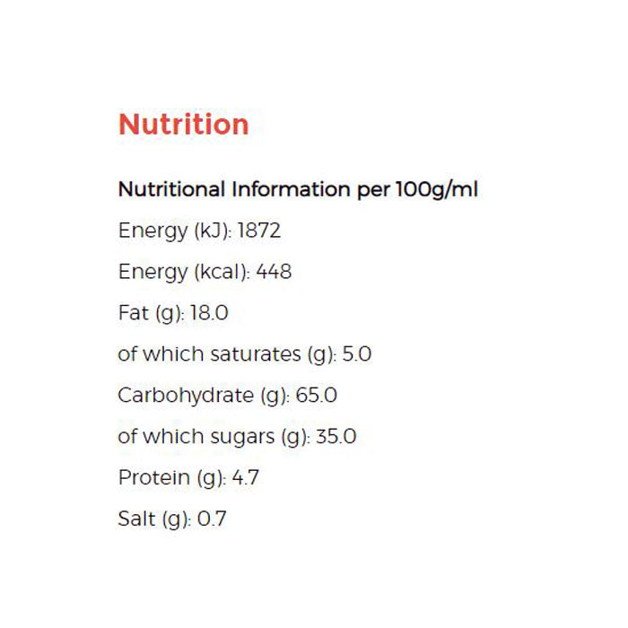 Island Bakery - Sweet FA Gluten Free Cranberry & Orange Cookies, 125g - back