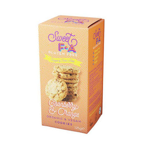 Island Bakery - Sweet FA Gluten Free Cranberry & Orange Cookies, 125g | Pack of 12