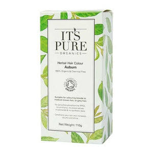 It's Pure Organics - Herbal Hair Colour Auburn, 110g