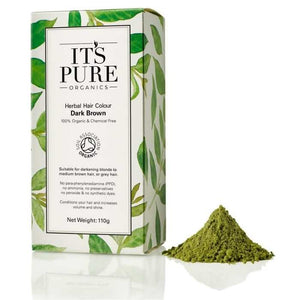 It's Pure Organics - Herbal Hair Colour Dark Brown, 110g