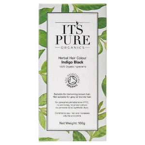 It's Pure Organics - Herbal Hair Colour Indigo Black, 100g