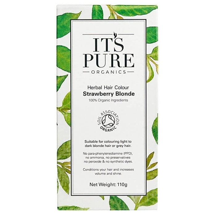 It's Pure Organics - Herbal Hair Colour Strawberry Blonde, 110g - front
