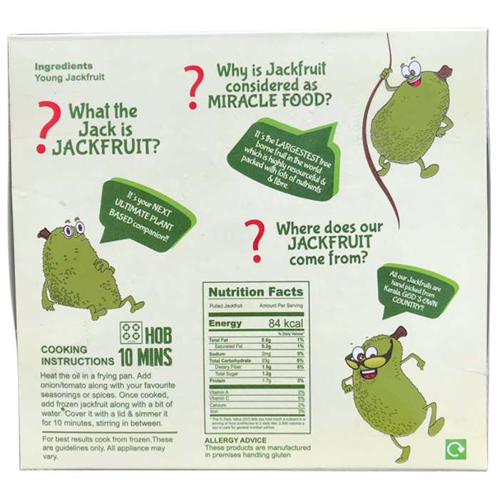 Jack & Chill - Young Jackfruit Pulled, 300g - back