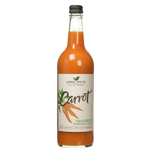 James White Drinks - Organic Carrot Juice, 750ml | Multiple Options