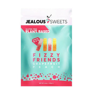Jealous Sweets - Fizzy Friends Share Bag Vegan Gummies, 125g | Multiple Sizes