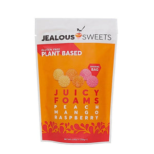 Jealous Sweets - Juicy Foams Share Bag Vegan Gummies, 125g | Multiple Sizes