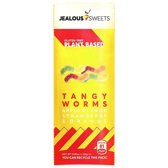 Jealous Sweets - Shot Bags - Tangy Worms, 24g