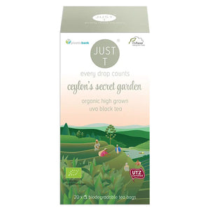 Just T - Ceylon's Secret Garden Organic Tea, 20 Bags