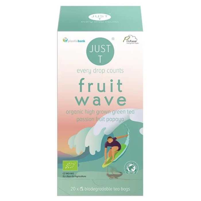 Just T - Fruit Wave Organic Tea, 20 Bags - front
