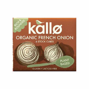 Kallo - Organic French Onion Stock Cubes, 6 Cubes | Multiple Options