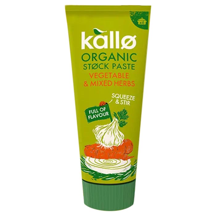 Kallo Foods - Organic Stock Paste - Vegetable, 10-Pack