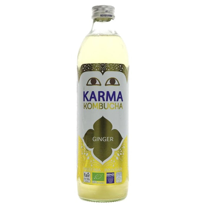 Karma Kombucha - Organic Ginger Kombucha | Multiple Sizes - PlantX UK