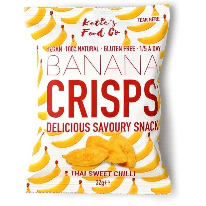 Katie's Food Co - Savoury Banana Crisps Thai Sweet Chili