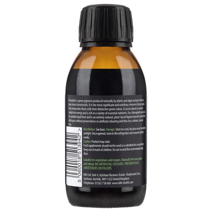 Kiki Health - Liquid Chlorophyll, 125ml - back