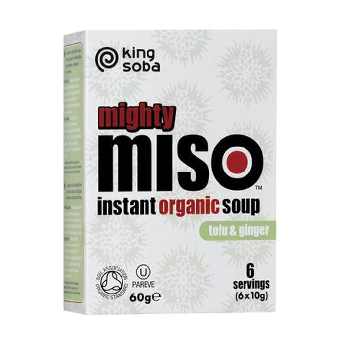 King Soba - Miso Soup with Tofu & Ginger, 6x10g