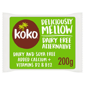 Koko - Dairy Free Cheddar Cheese Alternative, 200g