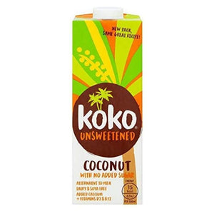 Koko - UHT Unsweetened Alternative to Milk, 1L | Pack of 6