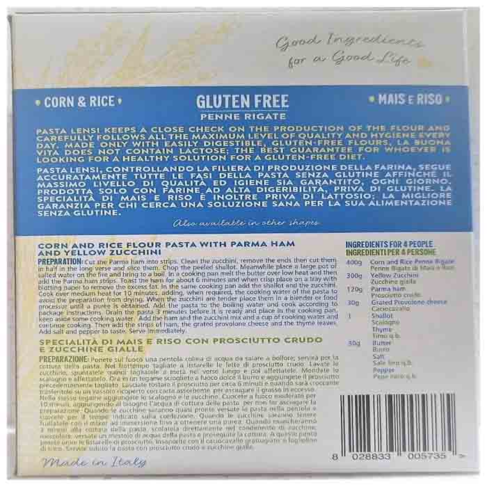 La Buona - Vita Gluten Free Penne, 400g - back