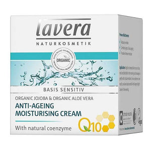 Lavera - Basis Sensitiv Anti-Ageing Moisturising Cream Q10, 50ml