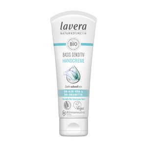 Lavera - Basis Sensitive Hand Cream with Organic Aloe & Shea Butter, 75ml